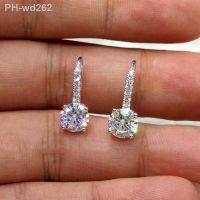 Huitan Simple Stylish Round Cubic Zircon Drop Earrings for Women Elegant Wedding Accessories Gifts Female Brilliant Jewelry