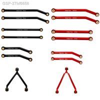 ▪❧27bf6658 7 Pçs Chassis Link Haste Acessórios Liga De Alumínio Rc Links Para 1/24 Axial Scx24 Deadbolt Axi90081 Axi00004 Betty B-17