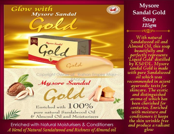 Mysore Sandal Gold Soap 125gm Lazada 9669