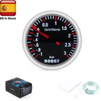 Dynoracing 252MM Turbo Boost Gauge 3 BAR Mechanical White Led Boost Gauge Smoke lens Boost Sensor BX101537 Household Security Systems