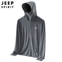 JEEPspirit Jeep เสื้อกันแดดกลางแจ้งระบายอากาศได้สำหรับผู้ชายชุดกันแดดสำหรับคู่รักในช่วงฤดูร้อนกันรังสียูวี 9109