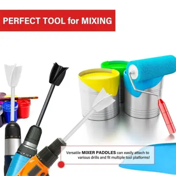 Paint Mixing Rod Drill Attachment Stirring Mixing Paddle For