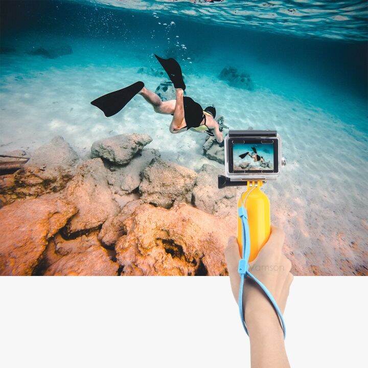 vamson-ป้ายสำหรับถือลอยได้สำหรับอุปกรณ์เสริม-gopro-อุปกรณ์เสริมขาตั้งกล้องสำหรับ-go-pro-ฮีโร่7-6-5-4สำหรับ-yi-4k-vp411