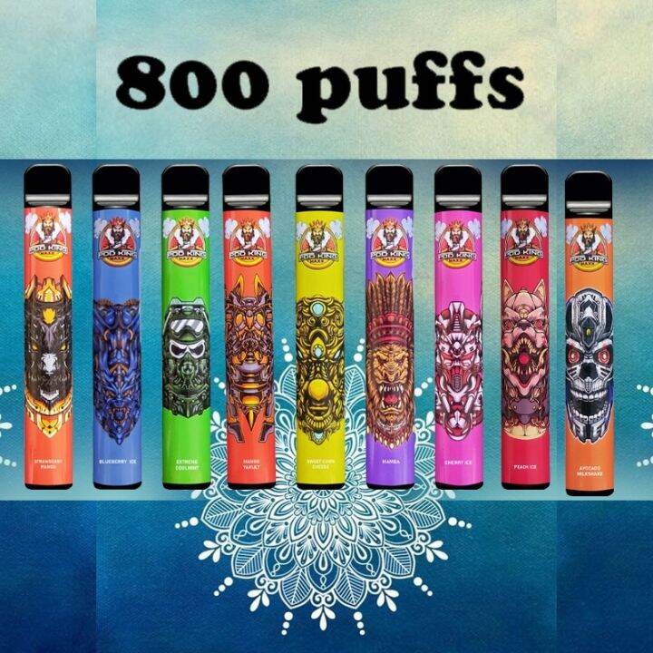 vaper Puff Bar MIGHTY KING 800 puffs Disposable Device Vape Pen Pods