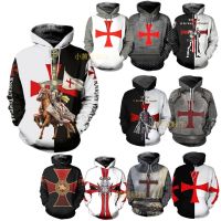 [COD] 2022 new foreign trade hot style Knights same sweater printing casual cosplay anime