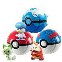 ของเล่นภาพอนิเมะแอคชั่นฟิกเกอร์แอคชั่นของขวัญลูกบอลโปเกมอน Pokeball