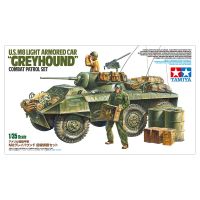 โมเดลประกอบ Tamiya 1/35 TA25196 U.S. M8 GREYHOUNDCOMBAT PATROL SET