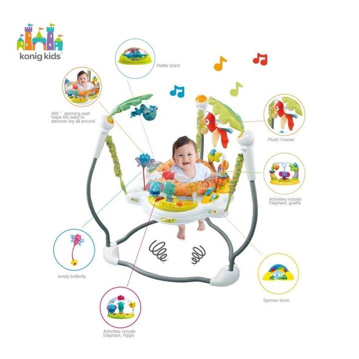 toykidsshop-จั้มเปอร์เก้าอี้กิจกรรม-baby-walker-jumperoo-กระโดดมีเสียง-จัมเปอร์-จั้มเปอร์เด็ก-หมุนได้360องศา-สีสันสดใส-รหัส63569