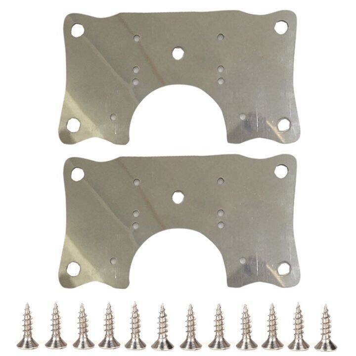 【In Stock】 tiovgf Stainless Steel Hinge Fixing Plate Door Furniture Drawer Window