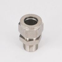 1/2 BSPT Male Thread 304 Stainless Steel Fit 18mm OD Tube Coupler Adapter Connector Compression fitting For Tubing