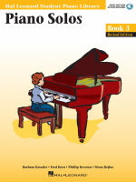 หนังสือเปียโน Hal Leonard Student Piano Library Solos (Book &amp; Audio) Book 3