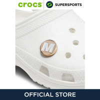 CROCS Jibbitz Gold Letter M ตัวติดรองเท้า ที่ติดรองเท้าjibbitz ตุ๊กตาติดรองเท้า ตัวติดรองเท้ามีรู