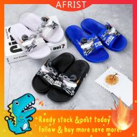 AFIRST Kasut budak lelaki Kids sandals Selipar budak lelaki boy shoes non-slip pubg black and blue