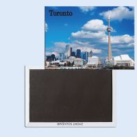 ◎﹊ Toronto Skyline Canada Magnetic Refrigerator Affixed With Tourist Souvenirs Home Accessories 24889