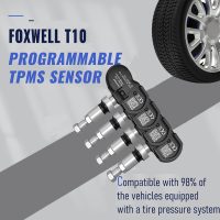 4ชิ้น Foxwell เซ็นเซอร์ T10สำหรับ Foxwell T1000 T2000 TPMS เครื่องมือการเขียนโปรแกรมเปลี่ยนเซ็นเซอร์ยางความดันระบบการตรวจสอบทดสอบ