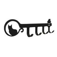 Creative Cast Iron Cats Dog Hooks Hanging Decorative Garden European Style Ancient Wall Hanger Creative Garment Key Hook