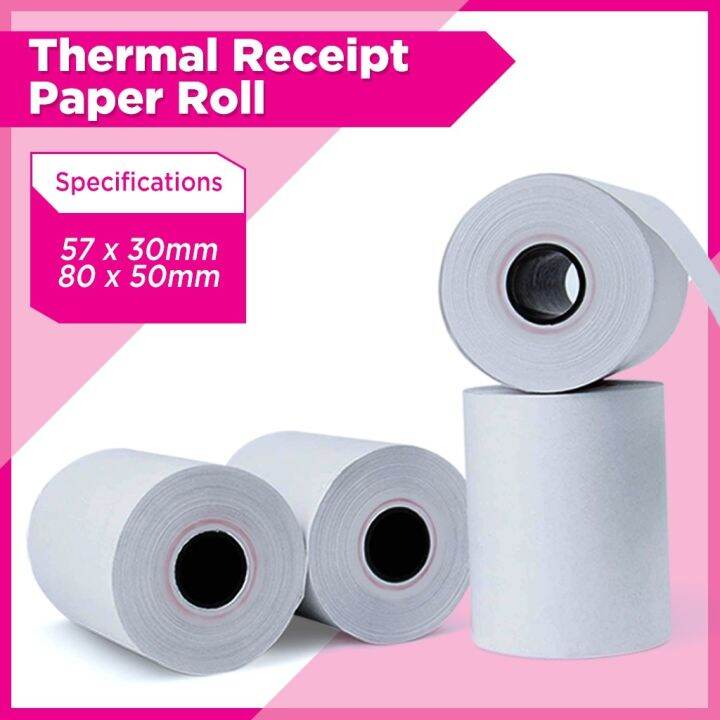 Hot Thermal Receipt Paper Roll for Receipt Printers POS Systems and Cash Registers Lazada PH