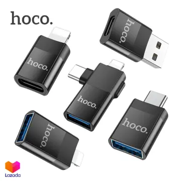 HOCO ADAPTADOR LIGHTNING A USB-C 2.0 UA17 - Negro — Cover company
