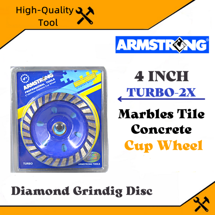 Armstrong Diamond Grindig Disc Cup Wheel For Concrete Marbles Tile High Quality Lazada Ph