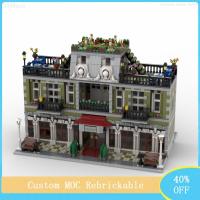 NEW LEGO Hot Selling Building Blocks Street View Model MOC Paris Garden Hotel Restaurant DIY Childrens Assembled Toys Christmas Gift
