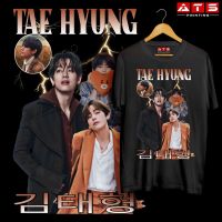 ░▒▓เสื้อยืด Tops Unisex Bootleg เสื้อคอลเลกชันเสื้อผ้าผู้ชายและผู้หญิงเสื้อผ้า BTS Kpop แทฮยองซูงะ BlU