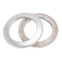 150 Pack Curtain Grommet, Inner Diameter 43mm Curtain Eyelet Rings Nanoscale Low Noise Roman Ring (Silver)