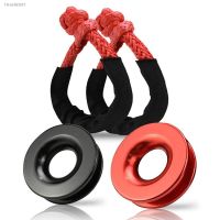 ❡♗☂ Shatter Resistant Synthetic Soft Tow Rope Flexible Shackle Protective Sleeve Recovery Ring Trailer Strap Pull 17t Jeep Truck SUV