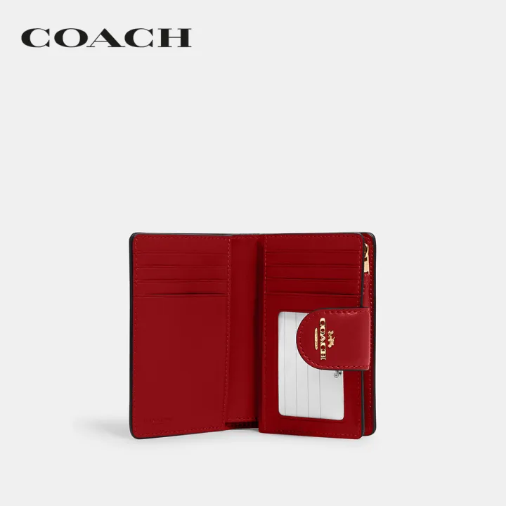coach-กระเป๋าสตางค์ผู้หญิงรุ่น-medium-corner-zip-wallet-in-signature-canvas-สีหลากสี-c0082-imrvq