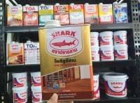 Polyurethane สีเคลือบไม้ สีทาพื้นไม้ สีทาไม้ สีเคลือบเงาไม้ สีใส ชนิดเงา ภายนอก ฉลาม Shark (0.875ลิตร) S-4000 TOA ทนทานต่อแรงกระแทก ของแท้100% ส่งเร็ว