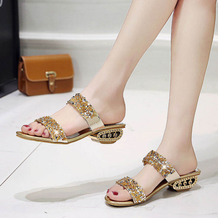 Glitter Sandals for Women 2023 Summer New Style Fashion Sandal Shoes