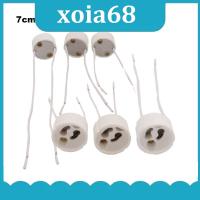 xoia68 Shop GU10 Lamp Base Socket Holder Converter LED Bulb Connector For Halogen Ceramic Light Wire Jack