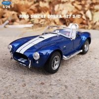 รถโลหะผสมจำลอง1965 Shelby Cobra 427 S/C โมเดลรถจำลองโมเดลของเล่นเด็กหล่อของขวัญของสะสม