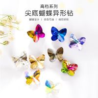 [COD] Cross-border AliExpress crystal pointed bottom special-shaped rhinestone diy nail accessories high-end