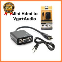 MINI HDMI to VGA +Audio เลือก 1 ชิ้น 1 อย่าง HDD Harddisk หน่วยความจำ Computer คอมพิวเตอร์ Case wifi wireless bluetooth pad fan ลำโพง หูฟัง ไร้สาย HDMI Notebook Tablet เคส CPU Ram SSD USB TypeC Mini Power Supply Keyborad Mouse Game เกม Mainboard