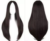 Fashion Sexy Long Natural Straight Central Parting Full Wig Womens Wigs Girl Gift 51cm