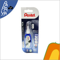 Pentel (เพนเทล) ปากกาลบคำผิด น้ำยาลบคำผิด 4.2ml. #ZL102-W