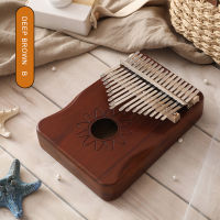 17 Keys Kalimba Thumb Piano High Quality Wood Mahogany Body Musical Instruments With Learning Book Tuning Hammer Kalimba Piano