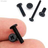 50pcs M1.2 M1.4 M1.6 M2 M2.5 M3 M4 Black Small Phillips Ultra Thin Wafer Flat Head Screw Bolt for Laptop Notebook Phone Glasses