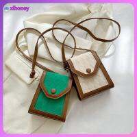 XIHONEY สีทึบทึบ กระเป๋าสะพายไหล่แมสเซนเจอร์ หนังพียู เล็กๆน้อยๆ กระเป๋า Crossbody พักผ่อนยามว่าง กระเป๋าใส่ของ ผู้หญิงผู้หญิงผู้หญิง