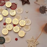 ✌ Merry Christmas Wax Sealing Stamps Head Retro Vintage Sealing Stamp Head For Festival Gift Wrapping Cards Scrapbooking Crafts