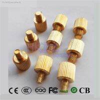 ✻✴◎ M3 M4 M5 M6 Brass Hand Twist Knurled Screw Bolt Decoration Screw