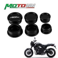 For Kawasaki Z900RS Z900 RS 2017 2018 2019 2020 2021 2022 Aluminum Frame Caps Blanking Plugs 6PCS Motorcycle Accessories