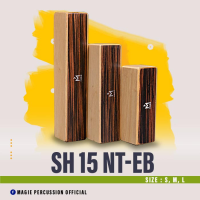 Magie Long Shaker Percussion รุ่น SH15S NT-EB เชกเกอร์ยาว เชกเกอร์ ไม้ หลายขนาด เครื่องดนตรี เครื่องเคาะจังหวะ พกพา เดินทาง