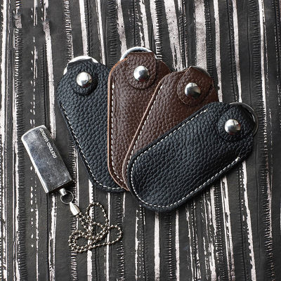 M&H Leather USB Flash Drive Storage Bag Protective Cover Keychain USB Drive Case