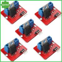 TDPTI76V8โมดูลไดร์เวอร์สีแดง IRF520มอสเฟ็ต5ชิ้นปุ่มไดรฟ์สำหรับ Arduino MCU แขน