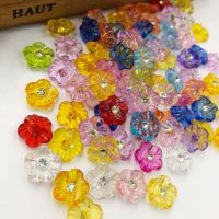 25pcs Mix New! Fancy Plastic button With Rinestone sewing craft appliques Lots PT06 Haberdashery