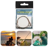 2pcs Stainless Steel Wire Leader Fishing Leash with Rolling Swivels Lure Anti-Bite Line Fishing Accessories Tool All for Fishing Fishing Lines