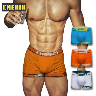 CMENIN 1Pcs แฟชั่นผู้ชายชุดชั้นในนักมวยผ้าฝ้ายบุรุษกางเกงนักมวย Boxershort กางเกง BS3136