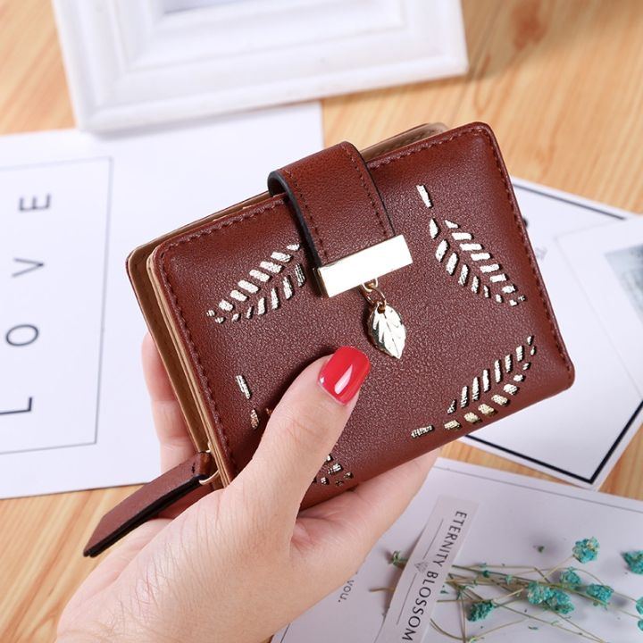 women-wallet-fashion-purse-female-short-wallets-hollow-leave-pouch-handbag-for-women-coin-pu-leather-purses-card-holder-carteira