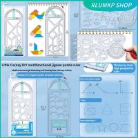 GYHTEP SHOP การวาดภาพเรขาคณิต ไม้บรรทัดไม้บรรทัดไม้บรรทัด เครื่องเขียนสเตชันเนอรี หมุนได้360องศา เครื่องมือวัดเพื่อการเรียนรู้ ที่มีคุณภาพสูง มัลติฟังก์ชั่นการใช้งาน ไม้โปรแทรกเตอร์ ของขวัญสำหรับนักเรียน